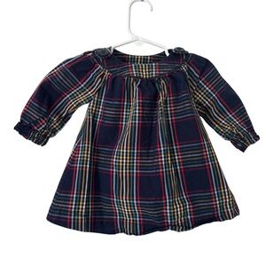 Plaid Long Sleeve Dress